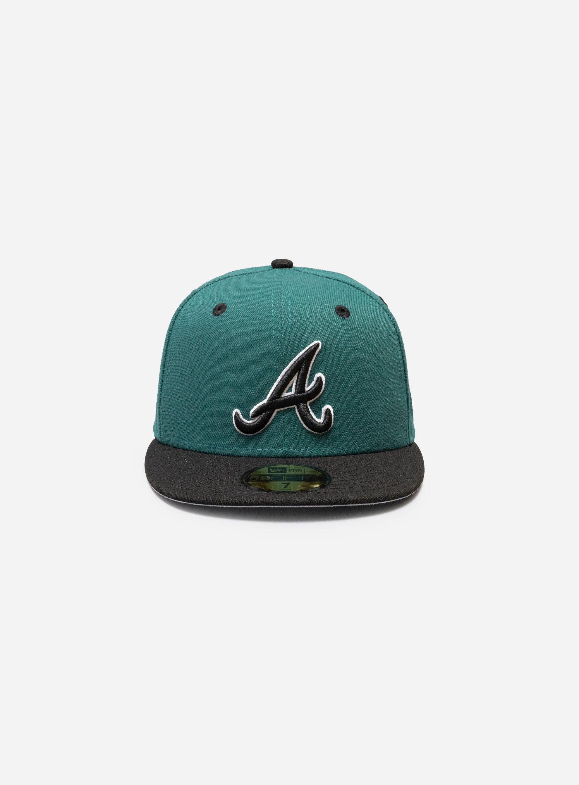 Atlanta Braves Pine & Black 59Fifty Fitted