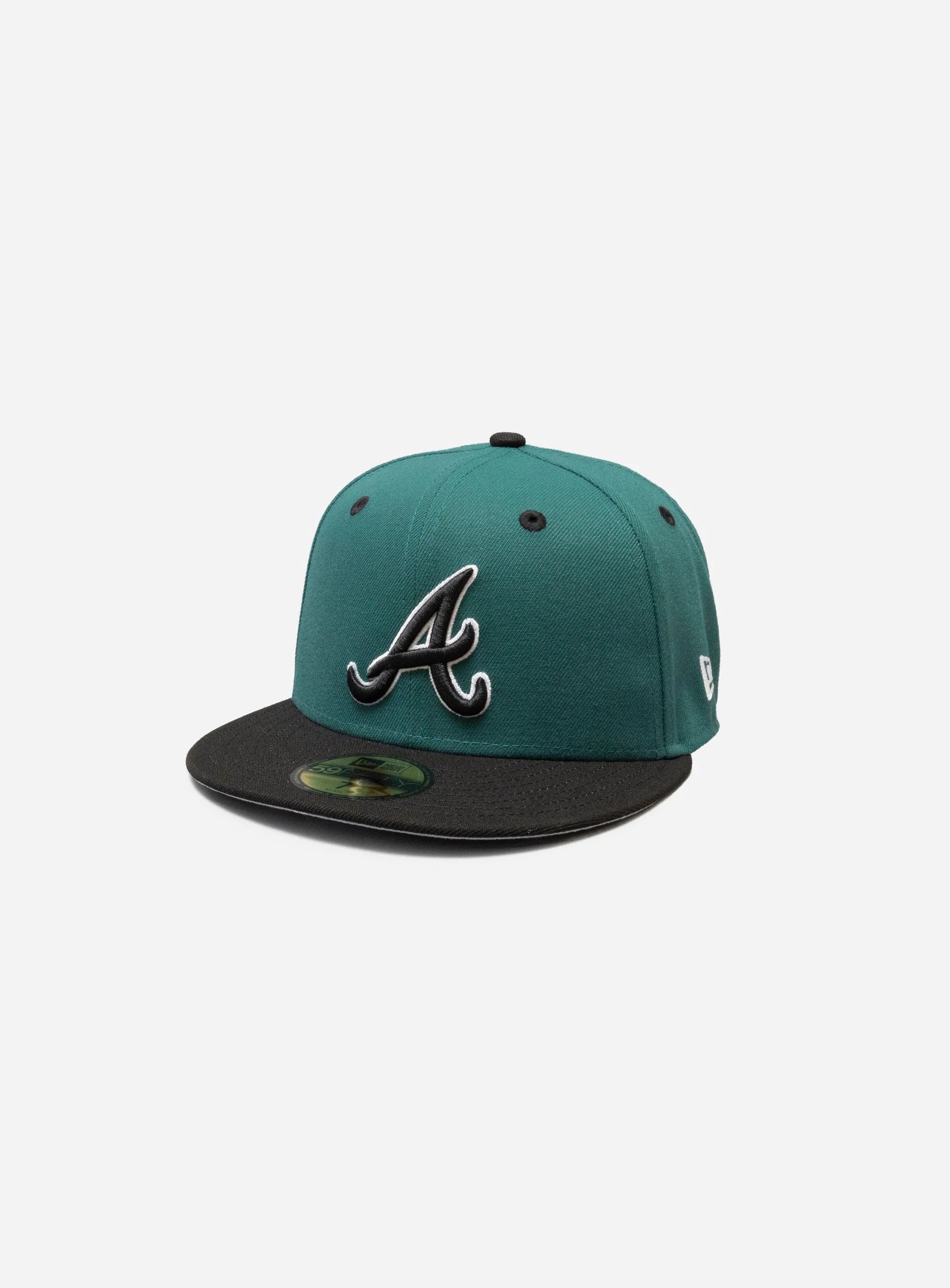 Atlanta Braves Pine & Black 59Fifty Fitted