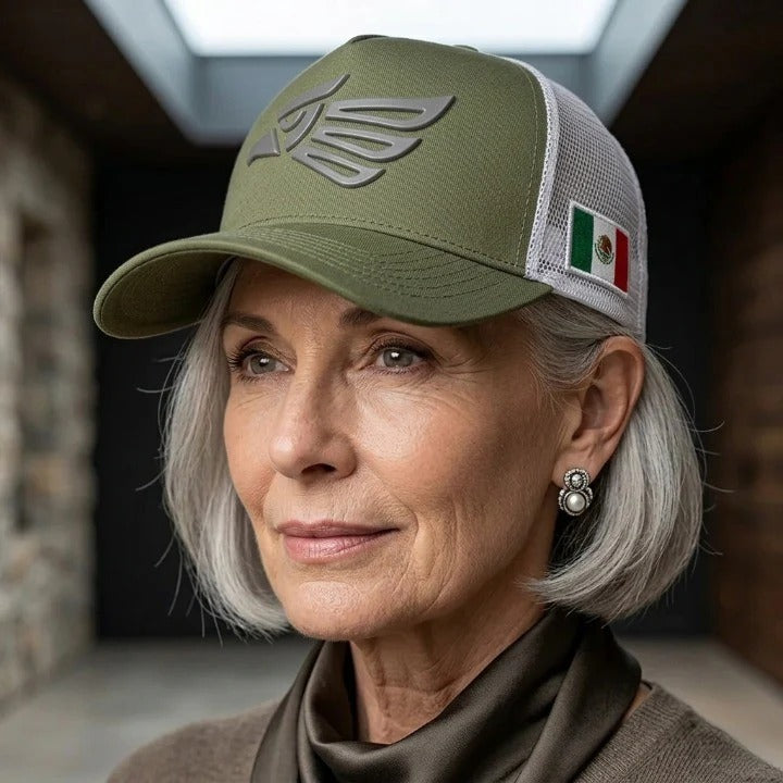 Gorra Trucker Águila Mexicana Premium 🇲🇽