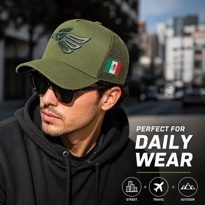 Gorra Trucker Águila Mexicana Premium 🇲🇽